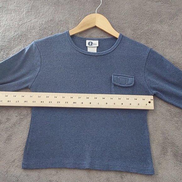 Vintage Arizona Blue Tee 3/4 Length Sleeve – Girls Size Medium - Picture 5 of 8